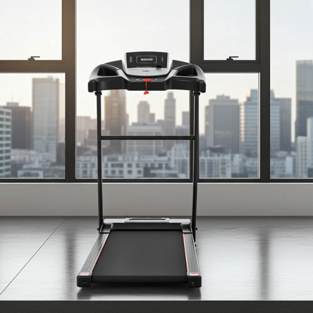 Home Folding Treadmill With Pulse Sensor