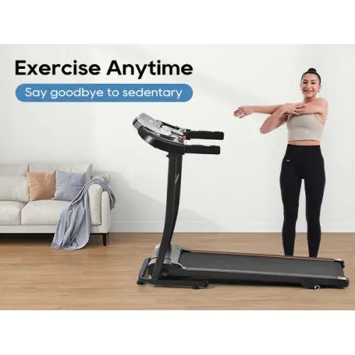 Home Folding Treadmill With Pulse Sensor