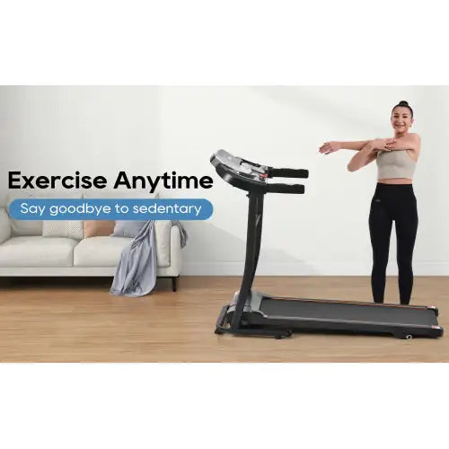 Home Folding Treadmill With Pulse Sensor